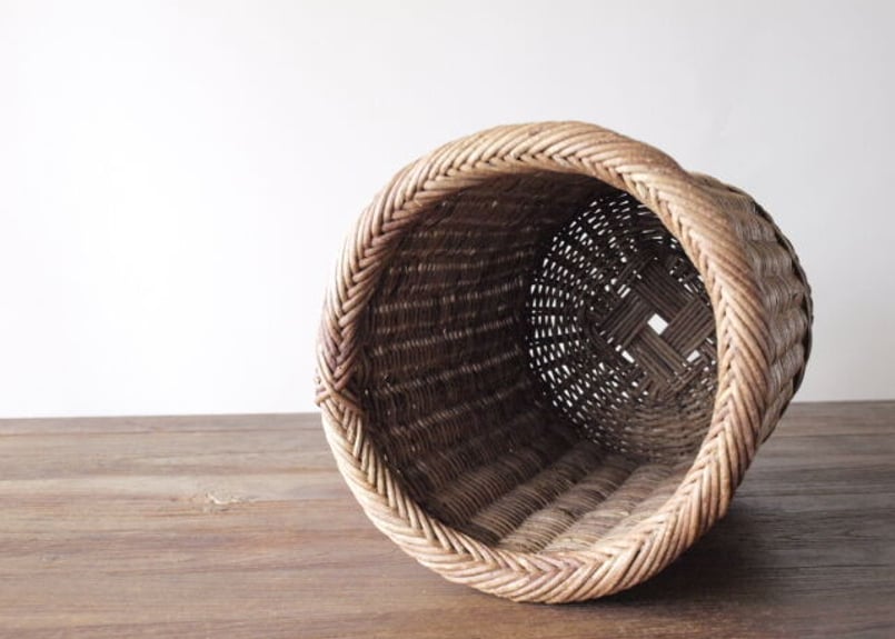 長野県 あけび筒型丸かご なみ編み B | nuukの森