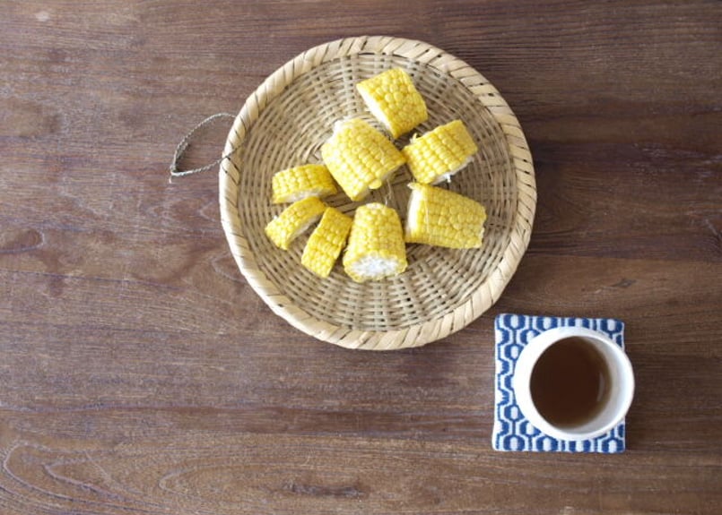 長野戸隠 根曲り竹蕎麦ざる 小ｻｲｽﾞφ直径23cm からむし紐付き | nuukの森