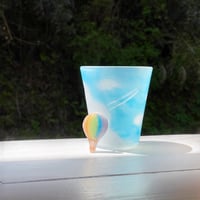 S様専用ページ☆ひこうき雲グラスと気球のブローチセット
