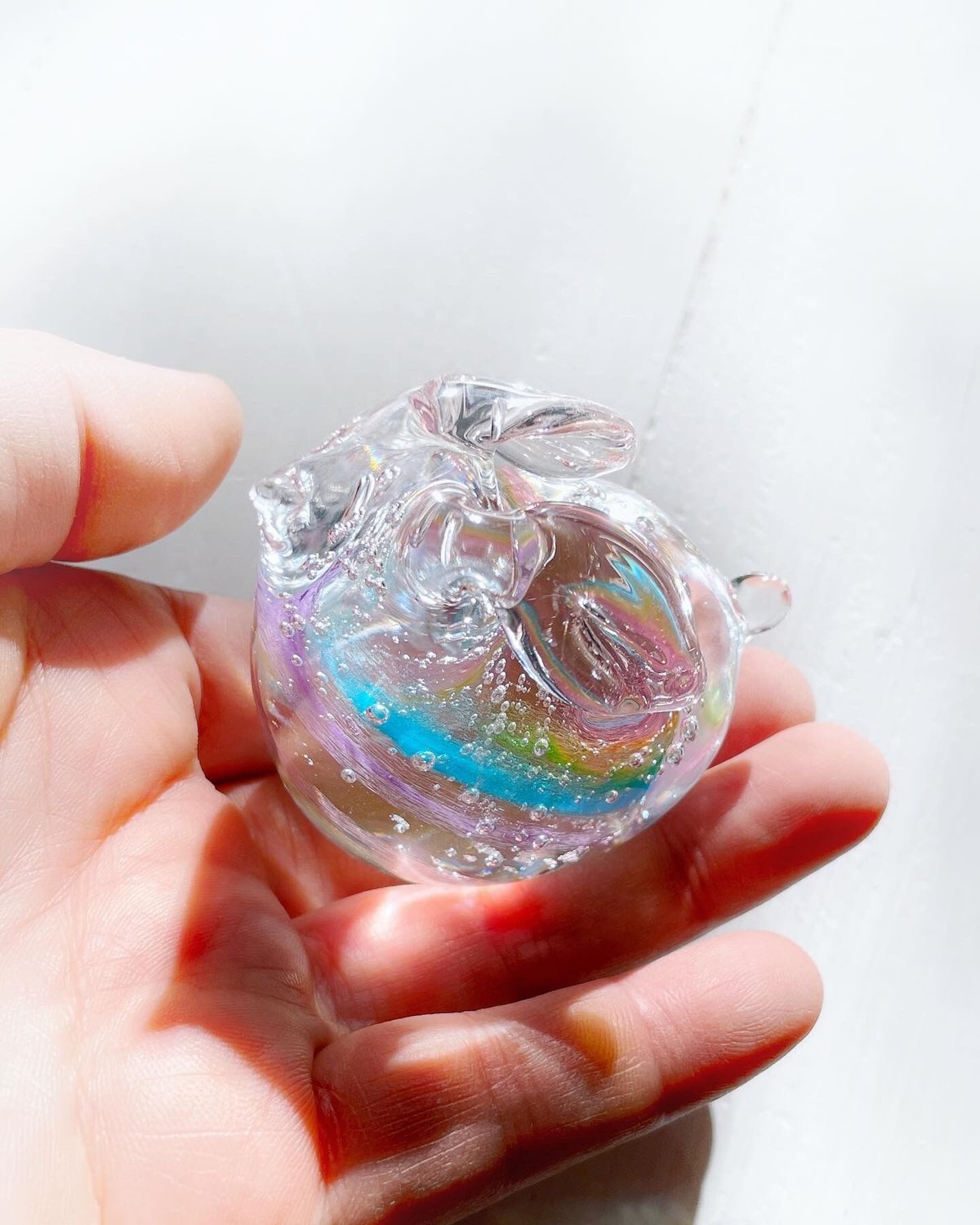 虹色のうさぎ | ガラス工房FARO