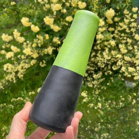 ツートーンの花器☆ご注文前に在庫があるかお尋ねください