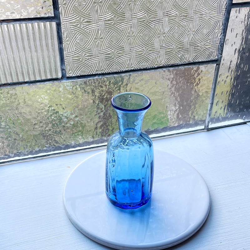 青い小瓶 1 | ガラス工房FARO