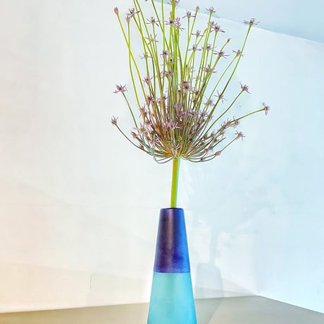 ツートーンの花器☆ご注文前に在庫があるかお尋ねください