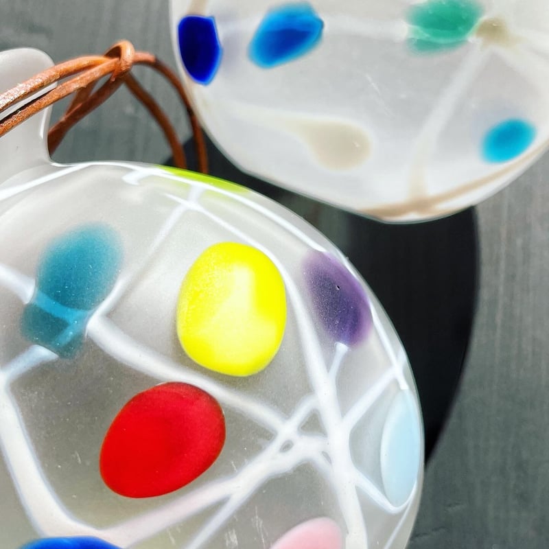 硝子の花入れ 底がお花型】江戸硝子うきよ／花さかずき／EG035 おちょこ