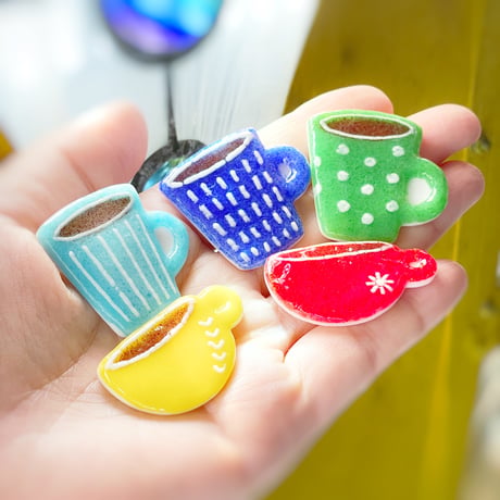 マグカップのブローチ☆ご注文前に在庫があるかメールでお問い合わせください