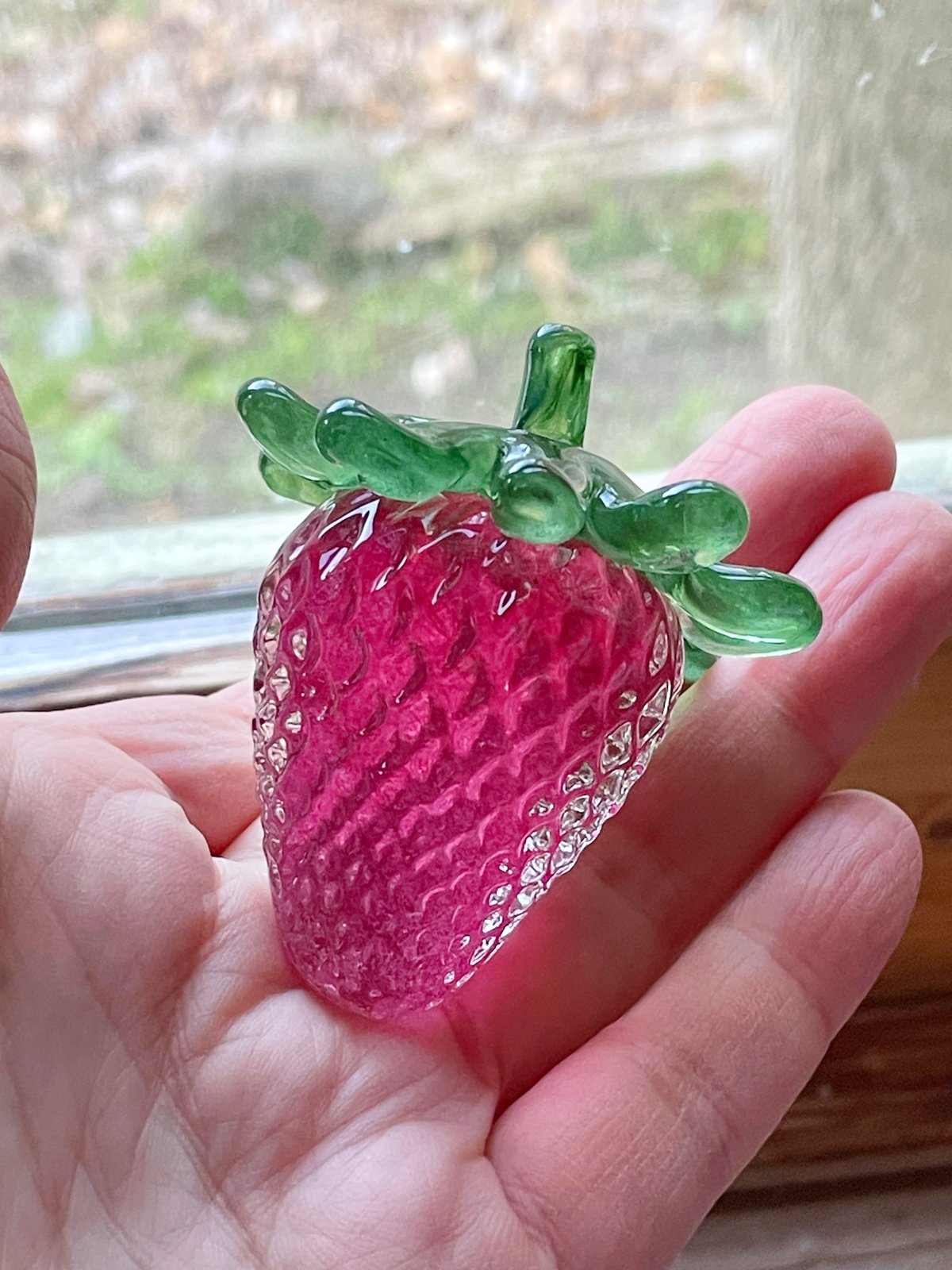 ガラスのいちご☆ご注文前に在庫があるかお尋ねください | ガラス工房