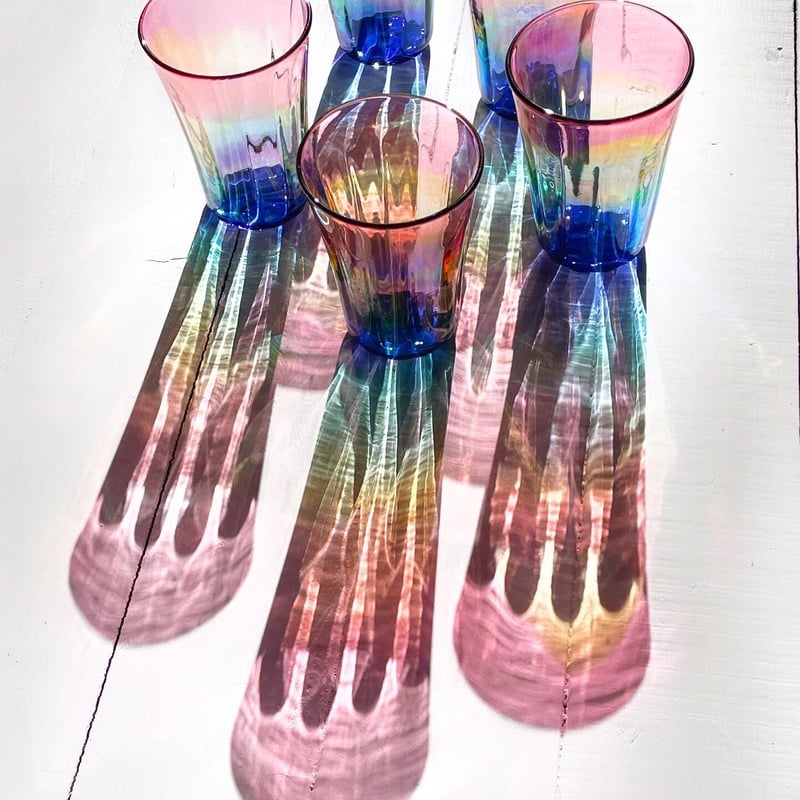 虹色のグラス | ガラス工房FARO