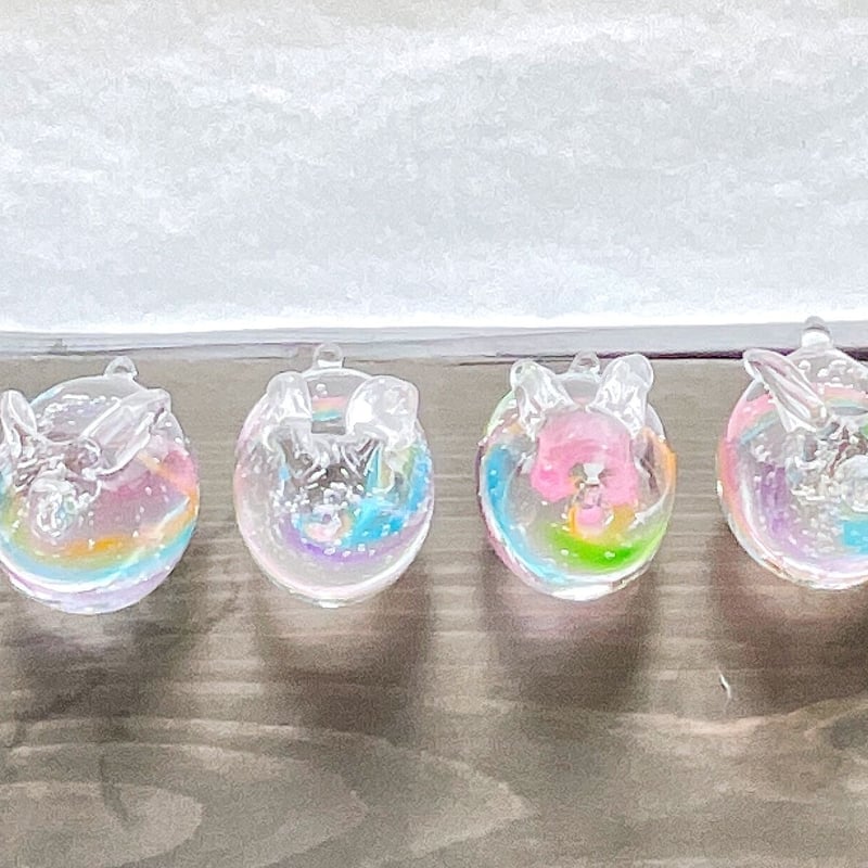 虹色のうさぎ | ガラス工房FARO