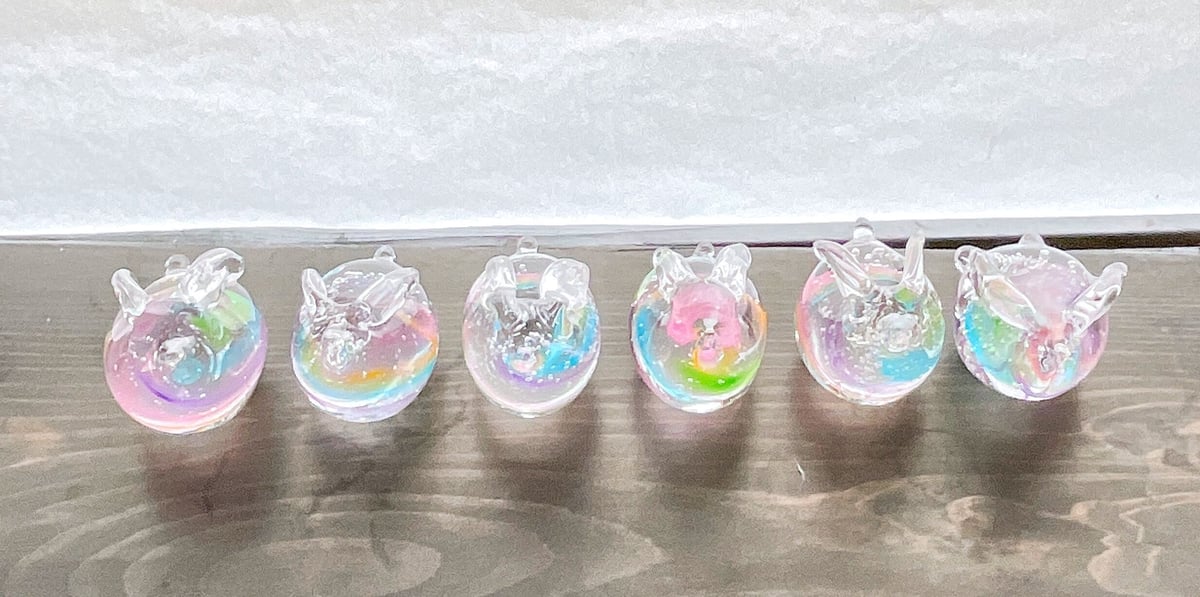 にじいろウサギ 虹色のうさぎ | ガラス工房FARO
