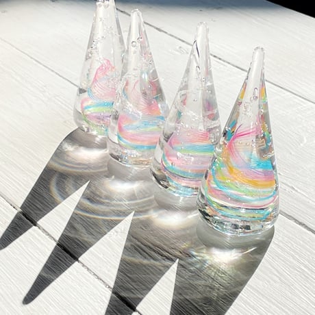 虹色のリングホルダー☆ご注文前に在庫があるかメールでお問い合わせください