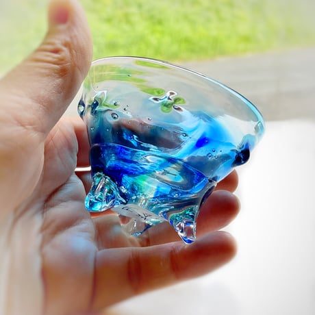 潮だまりのぐい呑み☆ご注文前に在庫があるかメッセージでお尋ねください