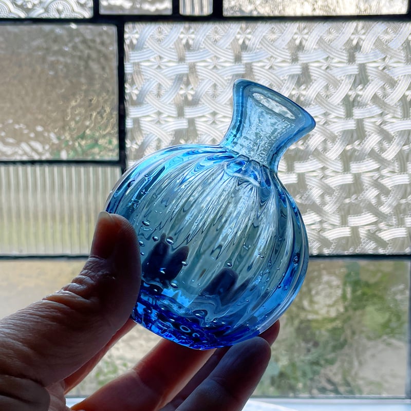 青い小瓶 7 | ガラス工房FARO 青い小瓶 7 | ガラス工房FARO