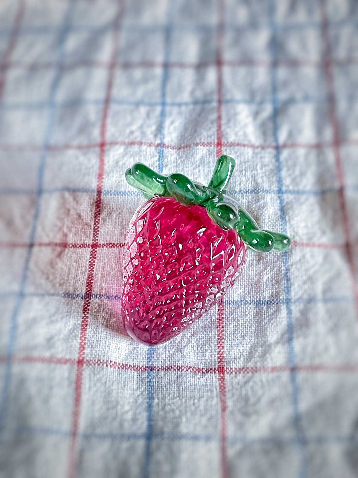 ガラスのいちご☆ご注文前に在庫があるかお尋ねください | ガラス工房