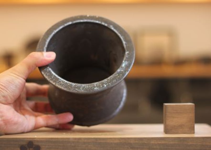 姫野翔太　陶器鉢 鉢】姫野 翔太 vamos 銀彩 陶作 陶器鉢 | A-PLANTS|塊根植物販売
