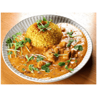 添加物・着色料不使用、美味しさと体の喜びにこだわった。バターチキンカレー