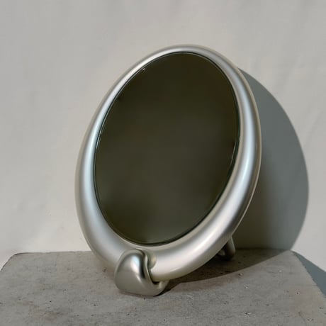 Steel Oval Mirror