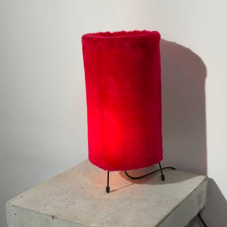 Red Fur Lamp