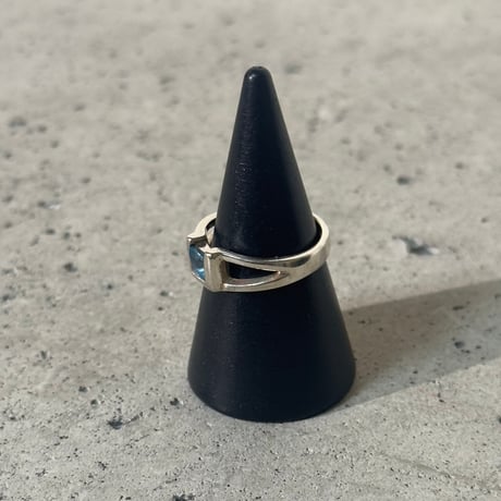 Aqua Cube Ring
