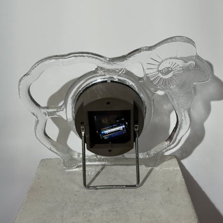 Glass Sheep Clock