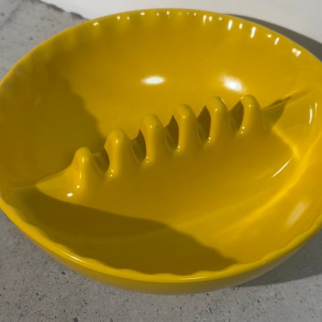 Yellow Matte Ashtray