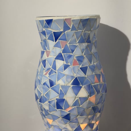 Blue Mosaic Lamp
