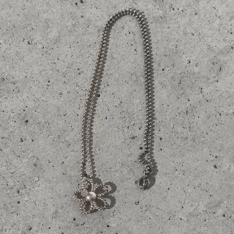 Silver Flower Necklace