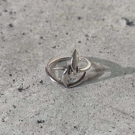 Silver Feather Ring