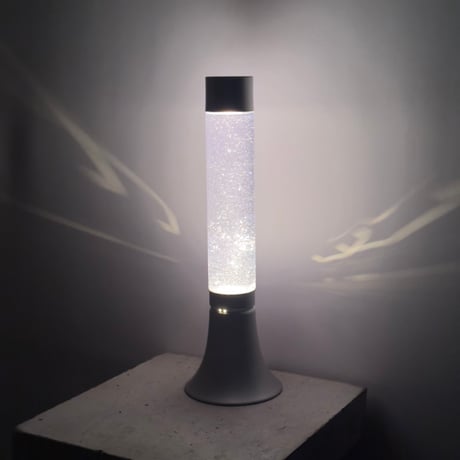 White Glitter Lamp