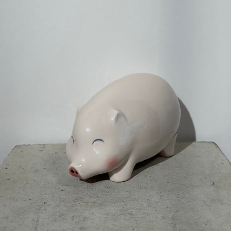 Ceramic Pig Lamp