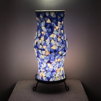 Blue Mosaic Lamp