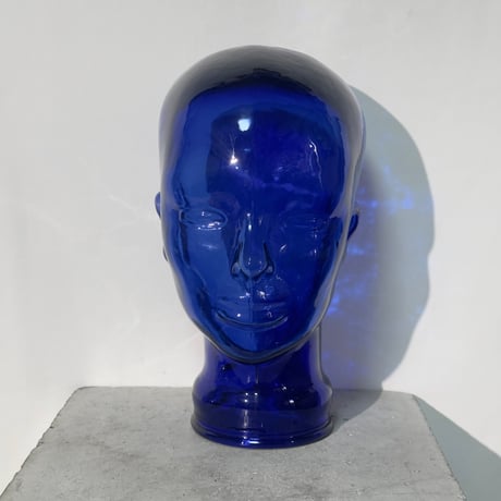 Blue Glass Head