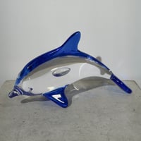 Glass Dolphin Sculpture