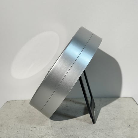 Silver Circle Clock