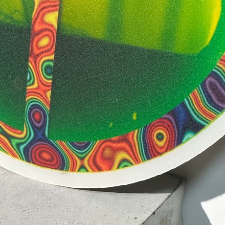 Liquid Rainbow Peace Mat