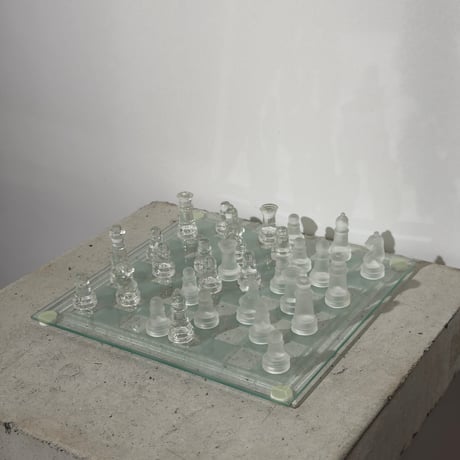 Glass Chess Board