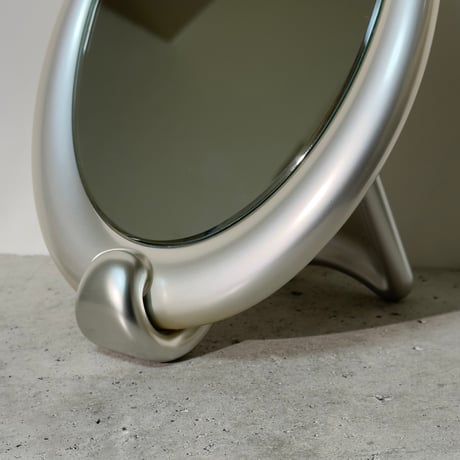 Steel Oval Mirror