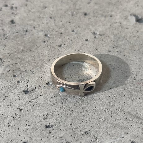 Turquoise Cross Ring