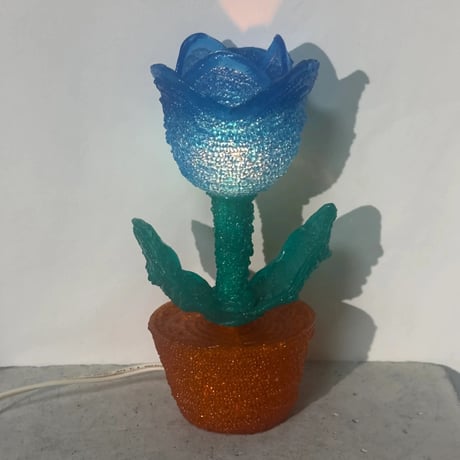 Blue Tulip Lamp