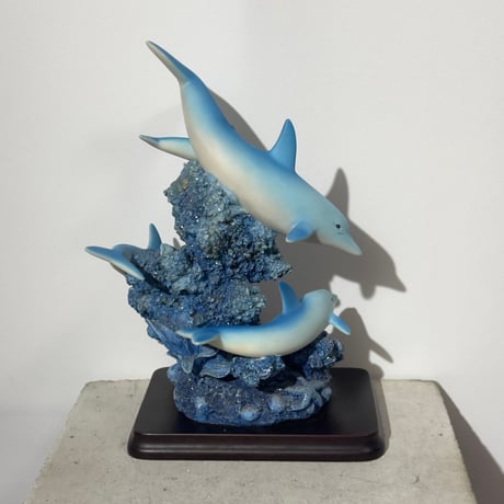 Dolphin Coral Sculpture