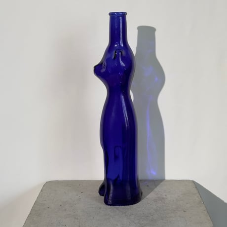 Blue Cat Vase
