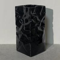 Ceramic Paper Bag Vase