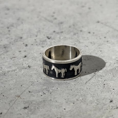 Silver Horse Ring