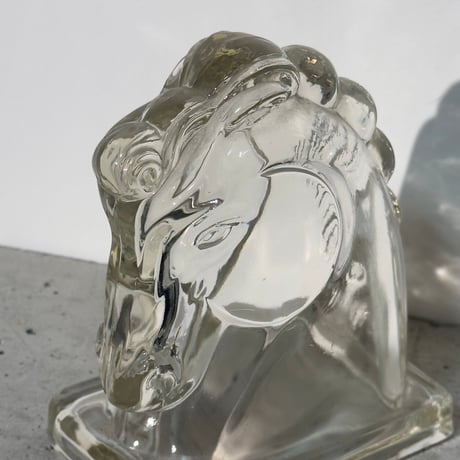 Glass Horse Stand