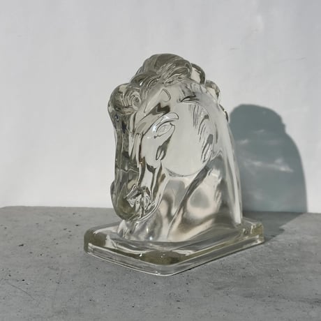 Glass Horse Stand