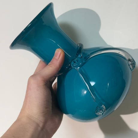 Emerald Ribbon Vase
