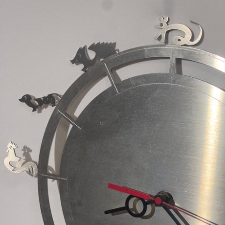 Zodiac Silver Clock