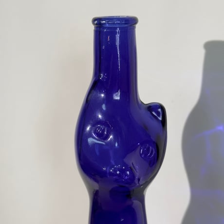 Blue Cat Vase