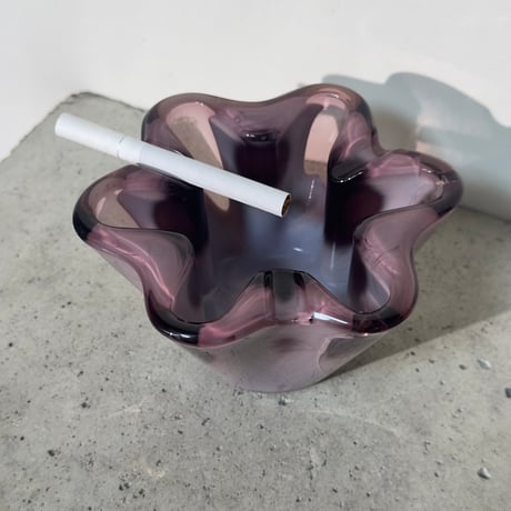 Purple Marble Ashtray