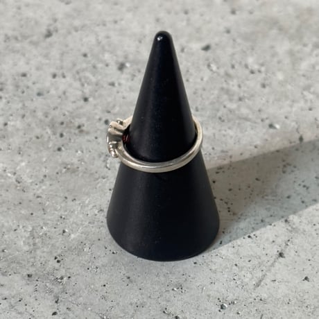 Garnet Heart Ring