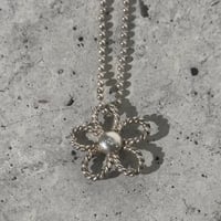 Silver Flower Necklace